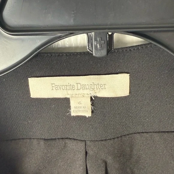 Favorite Daughter NEW The Audrey Mini Dress in Black 6 - Picture 7 of 7